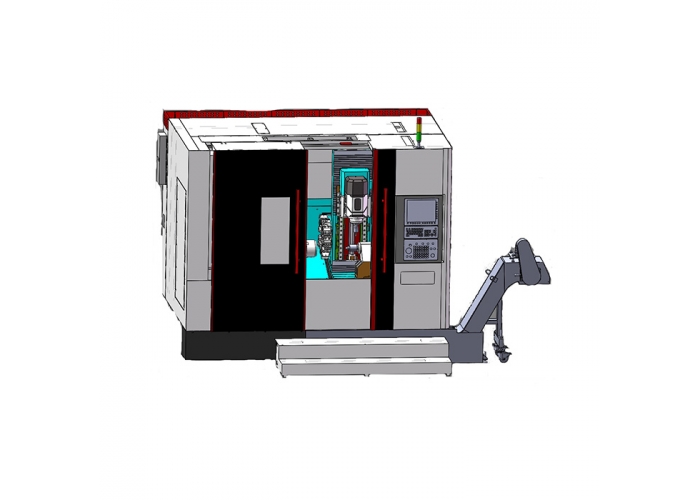 萬向動力頭帶刀塔尾頂車銑復(fù)合——MG-TSM600ZT
